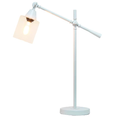 Tilting Arm Table Lamp White - Elegant Designs 3 Tilting Arm Table Lamp White - Elegant Designs