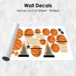 Big Dot Of Happiness Nothin’ But Net - Basketball - Peel And Stick Sports Decor Vinyl Wall Art Stickers - Wall Decals - Set Of 20 -Home Decoration GUEST 30ba66bf 88c7 46c2 8634 c9c53a33c128