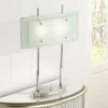 Possini Euro Design Charles Street Modern Desk Lamp 23" High Chrome Satin Nickel Frosted Slump Glass Shade For Bedroom Living Room Bedside Nightstand 1 Possini Euro Design Charles Street Modern Desk Lamp 23" High Chrome Satin Nickel Frosted Slump Glass Shade For Bedroom Living Room Bedside Nightstand -Home Decoration GUEST 31ae7280 271f 4ab2 99f3 3b3d127f78ea