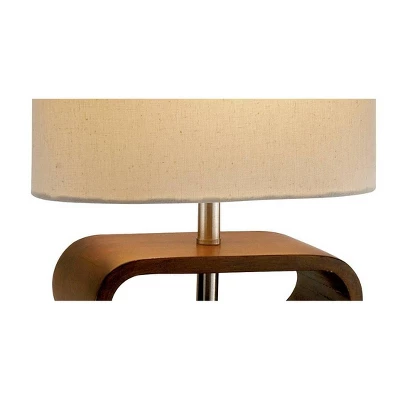 Rhythm Table Lamp Walnut - Adesso 5 Rhythm Table Lamp Walnut - Adesso - Image 3