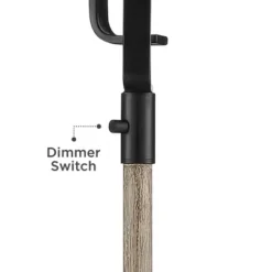 Franklin Iron Works Granada Rustic Farmhouse Tree Floor Lamp 64 1/4" Tall Black Faux Wood 3-Light Hammered Tinted Glass Shade For Living Room Reading -Home Decoration GUEST 33528fd1 c200 45c8 ba65 6acf8819ef2b