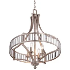 Vienna Full Spectrum Soft Silver Chandelier 24" Wide Crystal Glass 4-Light Fixture For Dining Room House Kitchen Bedroom 13 Vienna Full Spectrum Soft Silver Chandelier 24" Wide Crystal Glass 4-Light Fixture For Dining Room House Kitchen Bedroom -Home Decoration GUEST 33a6de90 f0e1 4bb8 80d4 2c34792f5801