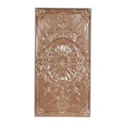 Metal Scroll Wall Decor With Embossed Details White - Olivia & May 10 Metal Scroll Wall Decor With Embossed Details White - Olivia & May -Home Decoration GUEST 33b3e624 6d19 4e26 a818 7708b9a89b01
