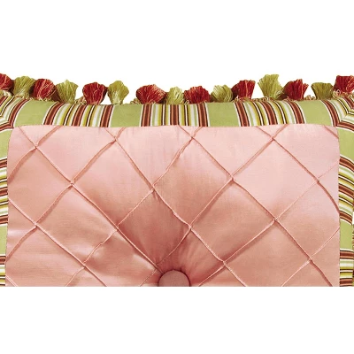 C&F Home 18" X 18" Pink Tuck Stitched Tuck Stitched Pillow 3 C&F Home 18" X 18" Pink Tuck Stitched Tuck Stitched Pillow