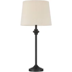 360 Lighting Lynn Modern Industrial Buffet Table Lamps 26" High Set Of 2 Dark Bronze Metal Oatmeal Drum Shade For Bedroom Living Room Bedside Office 15 360 Lighting Lynn Modern Industrial Buffet Table Lamps 26" High Set Of 2 Dark Bronze Metal Oatmeal Drum Shade For Bedroom Living Room Bedside Office -Home Decoration GUEST 372f41b5 50b5 4d31 87b1 aba8628b9618