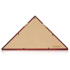 Reminded Memorial Veteran American Flag Display Case - Solid Wood Cherry Finish -Home Decoration GUEST 37364c9d 6e6d 4bcd b370 1f52f5262257