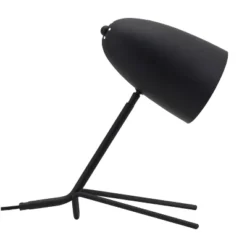 15" Modern Table Lamp (Includes Light Bulb) Matte Black - ZM Home