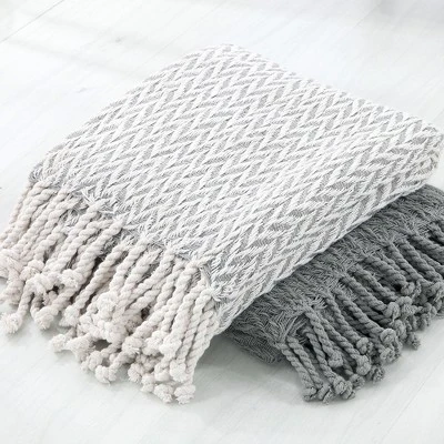 Modern Threads 2 Pack 100% Cotton Throw, 50 X 60, Monacco. 3 Modern Threads 2 Pack 100% Cotton Throw, 50 X 60, Monacco.