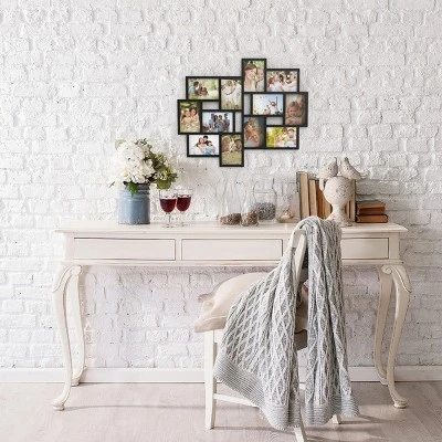 Hastings Home Collage Photo Frame Display For 12 Pictures - Black 6 Hastings Home Collage Photo Frame Display For 12 Pictures - Black - Image 4