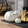 14" Painted Pumpkin Warm White Halloween Decorative Sculpture - Hyde & EEK! Boutique™ -Home Decoration GUEST 3b2a5f29 ecc8 4098 85f5 cbac1fa0d33d