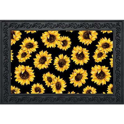 Sunflowers Summer Doormat Indoor Outdoor 30" X 18" Briarwood Lane 3 Sunflowers Summer Doormat Indoor Outdoor 30" X 18" Briarwood Lane