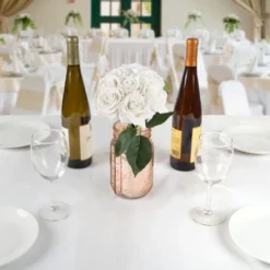 Artificial Open Rose Bundles ? 18PC Real Touch Fake 11.5-Inch Flowers With Stems For Home Décor, Wedding Or Bridal/Baby Showers By Pure Garden (White) -Home Decoration GUEST 45257130 4e19 4e95 a2e0 3096b5fdbe6b