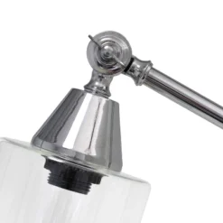 Tilting Arm Table Lamp Silver - Elegant Designs -Home Decoration GUEST 460330e6 a2d1 48cf 85a6 a958c4fefa22