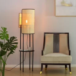 Vidalite - Mazal - Wicker Floor Lamp -Home Decoration GUEST 474a44ba 60e7 4a72 a856 dba30b4fc0d0