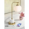 Possini Euro Design Barclay Modern Desk Lamp 23" High Warm Gold With USB Charging Port Frosted Glass Shade For Bedroom Living Room Bedside Office Kids 2 Possini Euro Design Barclay Modern Desk Lamp 23" High Warm Gold With USB Charging Port Frosted Glass Shade For Bedroom Living Room Bedside Office Kids -Home Decoration GUEST 47970eb3 ee34 4692 88c1 57d121c5e911