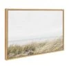 23" X 33" Sylvie East Beach Framed Canvas By Amy Peterson Natural - Kate & Laurel All Things Decor -Home Decoration GUEST 48db4276 155c 4da7 8b26 fe1f733fc75a