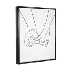 Stupell Industries Fluid Line Abstract Couple Holding Hands Black White 5 Stupell Industries Fluid Line Abstract Couple Holding Hands Black White -Home Decoration GUEST 4952ba41 e5c0 486b aa1d 627622144515