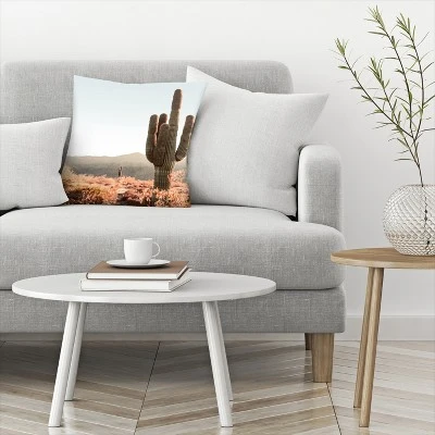 Arizona Cactus Print By Tanya Shumkina Throw Pillow - Americanflat 4 Arizona Cactus Print By Tanya Shumkina Throw Pillow - Americanflat - Image 2