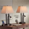 Possini Euro Design Possini Euro Deacon Bronze Gooseneck Lamps With USB And Outlet Set Of 2 1 Possini Euro Design Possini Euro Deacon Bronze Gooseneck Lamps With USB And Outlet Set Of 2 -Home Decoration GUEST 4b6a3999 d8f7 4741 b7a3 d6f1e0b07801