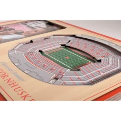 4" X 6" NCAA Nebraska Cornhuskers 3D StadiumViews Picture Frame -Home Decoration GUEST 4d21e47d 8bb9 458a 8f45 fbbd128721bd