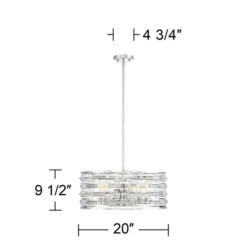 Possini Euro Design Smart Polished Nickel Chandelier 20" Wide Modern Drum Clear Crystal 6-Light Fixture For Dining Room House Foyer Kitchen Island 14 Possini Euro Design Smart Polished Nickel Chandelier 20" Wide Modern Drum Clear Crystal 6-Light Fixture For Dining Room House Foyer Kitchen Island -Home Decoration GUEST 4db469a4 ddae 43f0 984f b6ae1b3c867e