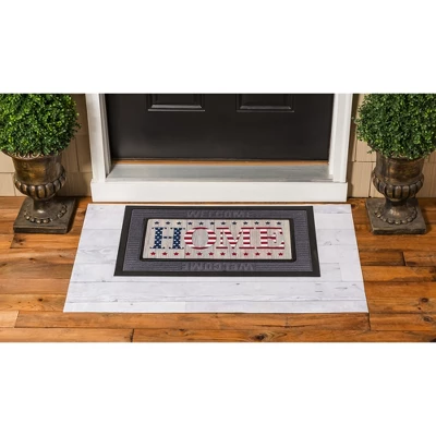 Evergreen Stacked Home Sassafras Indoor Outdoor Switch Doormat 1'10"x10" Multicolored 3 Evergreen Stacked Home Sassafras Indoor Outdoor Switch Doormat 1'10"x10" Multicolored