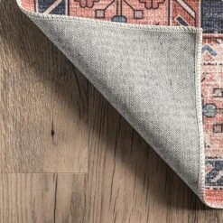 NuLOOM Medallion Bordered Machine Washable Area Rug -Home Decoration GUEST 4e6f0606 7421 4b45 a865 3ae401f399c3