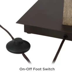 Franklin Iron Works Gentry Industrial Rustic Farmhouse Arc Floor Lamp 71 1/2" Tall Oil Rubbed Bronze Oatmeal Drum Shade For Living Room Reading Office -Home Decoration GUEST 4f7cdb37 f8a2 498e 9816 93ae415c4e83