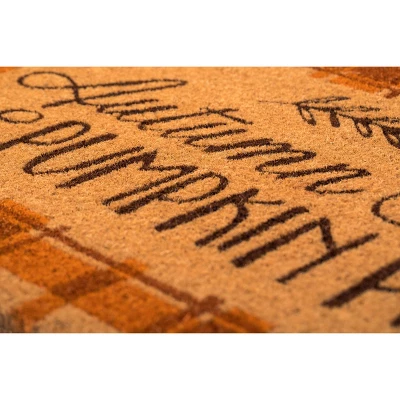 1'4" X 2'4" Autumn Skies Pumpkin Pies Indoor/Outdoor Coir Doormat Orange/Brown - Entryways 3 1'4" X 2'4" Autumn Skies Pumpkin Pies Indoor/Outdoor Coir Doormat Orange/Brown - Entryways