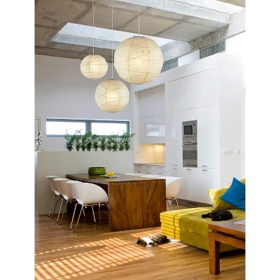 4pk Orb Small Pendant Natural - Adesso 4 4pk Orb Small Pendant Natural - Adesso - Image 2