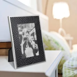 4" X 6" Metal Image Frame Silver/Black - Stonebriar Collection 7 4" X 6" Metal Image Frame Silver/Black - Stonebriar Collection -Home Decoration GUEST 57473757 e9bd 4873 a5a3 788fd5634c0b