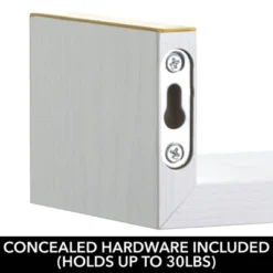 MDesign Floating Wall Mounted U-Shelf Hanging Decor -Home Decoration GUEST 5baa08b4 67fe 4786 88af d488efddf278