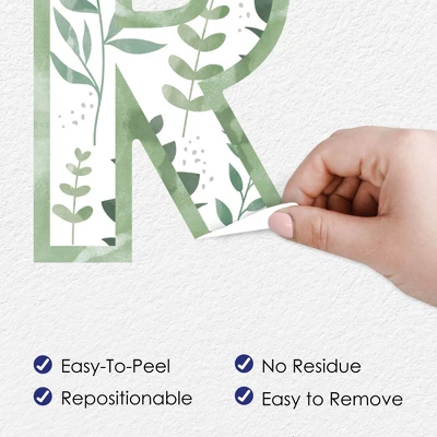 Big Dot Of Happiness Boho Botanical Bridal - Peel And Stick Greenery Party Large Banner Wall Decals - Miss To Mrs 5 Big Dot Of Happiness Boho Botanical Bridal - Peel And Stick Greenery Party Large Banner Wall Decals - Miss To Mrs - Image 3