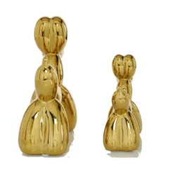 Set Of 2 Ceramic Balloon Dog Sculptures - Olivia & May -Home Decoration GUEST 5f80407b 2bb2 419f 92f4 b5e4d3c3feb1