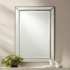Noble Park Braeden Rectangular Vanity Wall Mirror Modern Beveled Matte Distressed Bronze Wood Frame 28" Wide For Bathroom Bedroom Living Room House -Home Decoration GUEST 60abad78 de9b 4574 a330 5573dc42095c