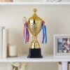 Juvale Large Graduation Party Trophy For Sports Tournaments, Competitions, Awards, Gold, 15.2 X 7.5 X 3.7 In -Home Decoration GUEST 60e5cb8d e76e 496c 933b 0254c83bf476