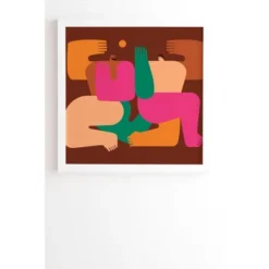 Enrique Larios Under The Sun Framed Wall Canvas White/Brown - Deny Designs -Home Decoration GUEST 611cb701 dba6 4ed9 82b5 1788a67c4320