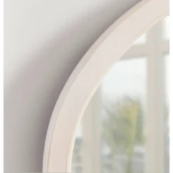 24" X 36" Hogan Oval Decorative Framed Wall Mirror White - Kate & Laurel All Things Decor -Home Decoration GUEST 6609a226 206c 4eea a546 05f2d1dcc57a