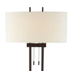 Franklin Iron Works Roscoe Modern Floor Lamp Standing 62" Tall Oil Rubbed Bronze Twin Pole White Drum Shade For Living Room Bedroom Office House Home 11 Franklin Iron Works Roscoe Modern Floor Lamp Standing 62" Tall Oil Rubbed Bronze Twin Pole White Drum Shade For Living Room Bedroom Office House Home -Home Decoration GUEST 68f072e4 cfe0 493d b7bd bdd946ec8ab0