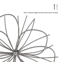 Hastings Home Metallic Wire Layered Flower Hanging Accent Art - Silver/Gold 10 Hastings Home Metallic Wire Layered Flower Hanging Accent Art - Silver/Gold -Home Decoration GUEST 6927f4d1 2d97 4eff a1fe 92d0fde35d35