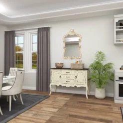 Wood Carved Acanthus Wall Mirror With Arched Top And Distressing Cream - Olivia & May 34 Wood Carved Acanthus Wall Mirror With Arched Top And Distressing Cream - Olivia & May -Home Decoration GUEST 6b2fa299 4599 43c0 ae3a a8ae64d80c79