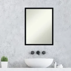 Svelte Non-Beveled Wood Bathroom Wall Mirror Wall Mirror 22 Svelte Non-Beveled Wood Bathroom Wall Mirror Wall Mirror -Home Decoration GUEST 6bd27ab4 dd7e 4f10 aed3 518a17e3c415