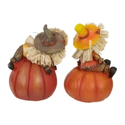 Northlight Set Of 2 Scarecrow On A Pumpkin Thanksgiving Table Figures -Home Decoration GUEST 6d073024 91c2 4771 a9c4 bc89efc4f2af