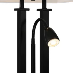 Possini Euro Design Deacon Modern Desk Table Lamp 26" High Black With USB And AC Power Outlet In Base LED Reading Light Oatmeal Shade For Office Desk 15 Possini Euro Design Deacon Modern Desk Table Lamp 26" High Black With USB And AC Power Outlet In Base LED Reading Light Oatmeal Shade For Office Desk -Home Decoration GUEST 6e155021 c7c9 43a8 9b1d 45783f7af23b