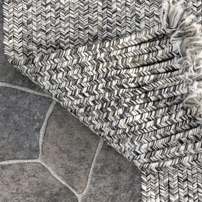 NuLOOM Stacey Textured Modern Geometric Indoor/Outdoor Area Rug 8 NuLOOM Stacey Textured Modern Geometric Indoor/Outdoor Area Rug - Image 6