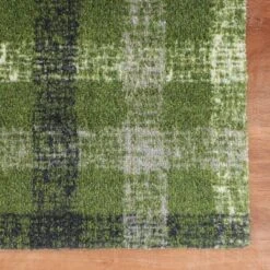2'x3' ColorStar Sketch Plaid Door Mat Green - Bungalow Flooring -Home Decoration GUEST 6ec00e7c ec66 42f0 818a d65b24e9d72a