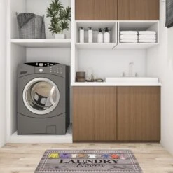 World Rug Gallery Laundry Room Standing Mat -Home Decoration GUEST 6fae195d 4ea8 4e69 9bc5 bd3ea9284ffb
