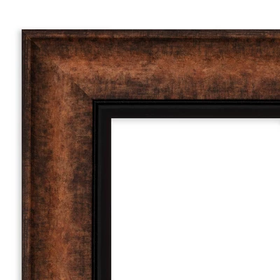 25" X 31" Non-Beveled Vogue Bronze Wall Mirror - Amanti Art 4 25" X 31" Non-Beveled Vogue Bronze Wall Mirror - Amanti Art - Image 2