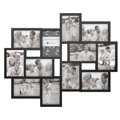 Hastings Home Collage Photo Frame Display For 12 Pictures - Black 3 Hastings Home Collage Photo Frame Display For 12 Pictures - Black
