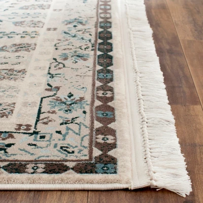 3'3"x5'3" Ombre Design Accent Rug Cream/Turquoise - Safavieh 3 3'3"x5'3" Ombre Design Accent Rug Cream/Turquoise - Safavieh